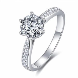 Starlight Six Claw Ring Customization Laboratory CVD Synthetic Diamond IGI Diamond Ring Wedding Ring