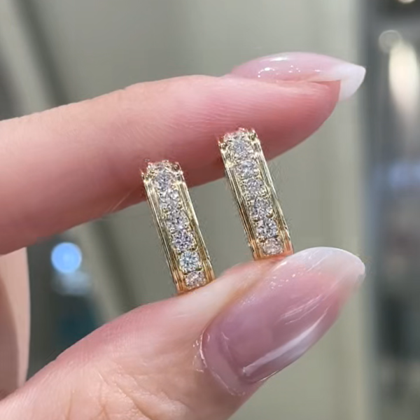 INS Style Diamond Earrings