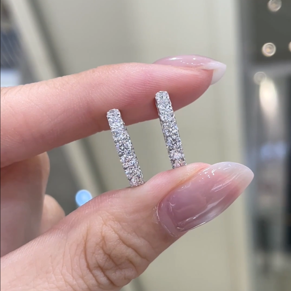 1.44ct Full Diamond Earrings